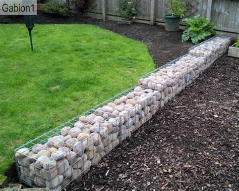 small gabion cages for gardens